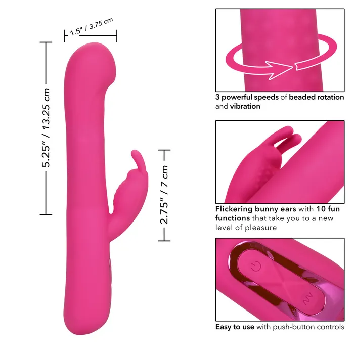 Vibrators CalExotics Jack Rabbit Elite Beaded G Rabbit Vibe Vibrators CalExotics Jack Rabbit Elite Beaded G Rabbit Vibe