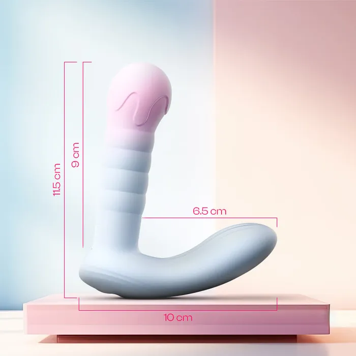 Vibrators FRISKY BUSINESS SG Sky blush Swirl Wearable Vibrator