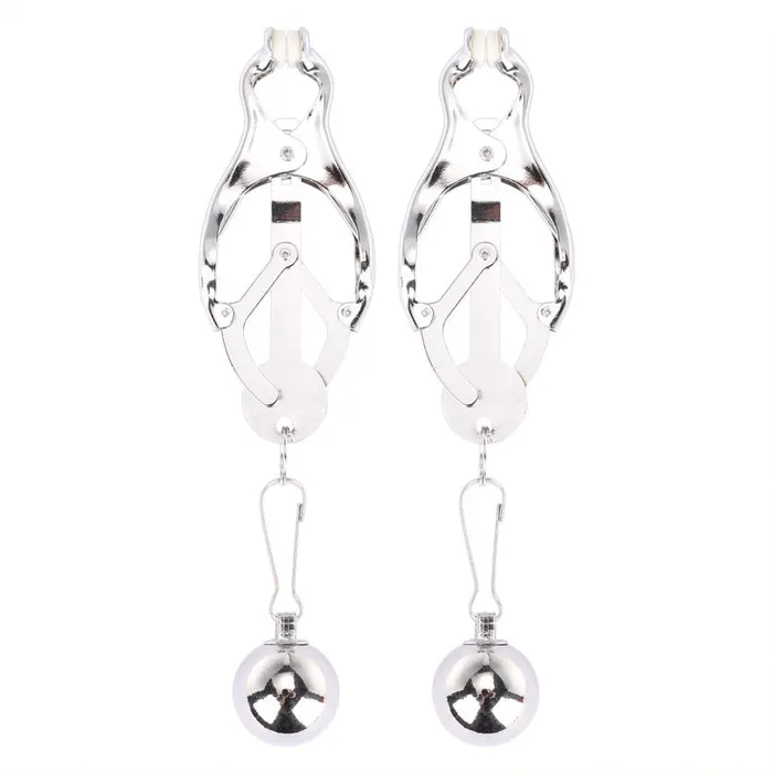Vibrators ME YOU US Me You Us Clover Nipple Clamps Silver