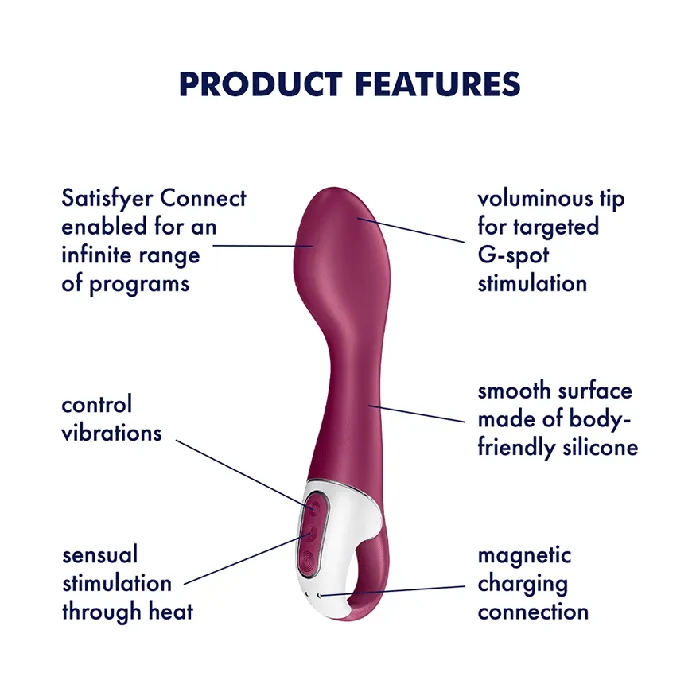 Vibrators Satisfyer Satisfyer Hot Spot Connect App Vibrator