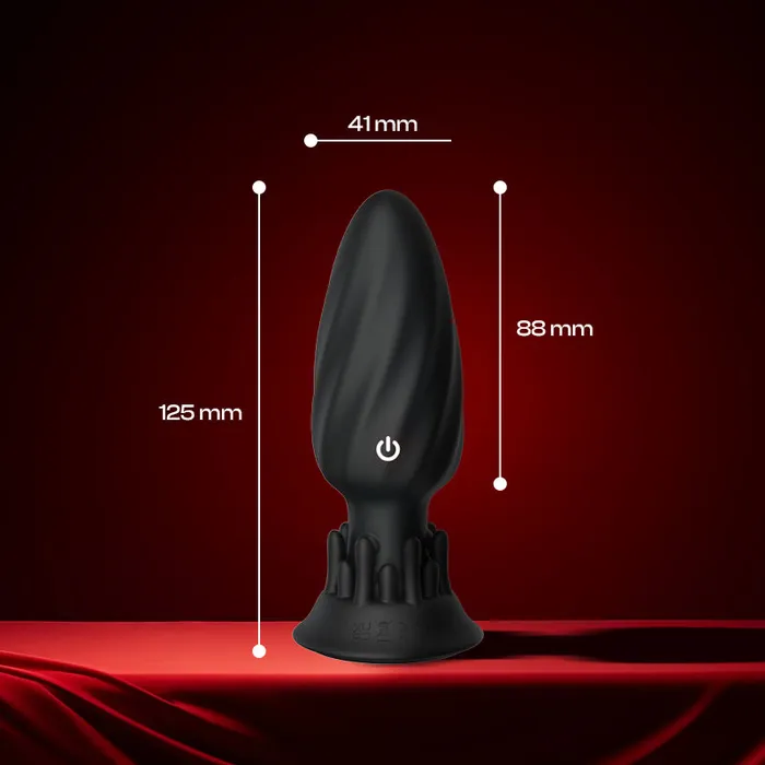 Wick Swirl Rotating Butt Plug with APP Control FRISKY BUSINESS SG Male Sex Toys