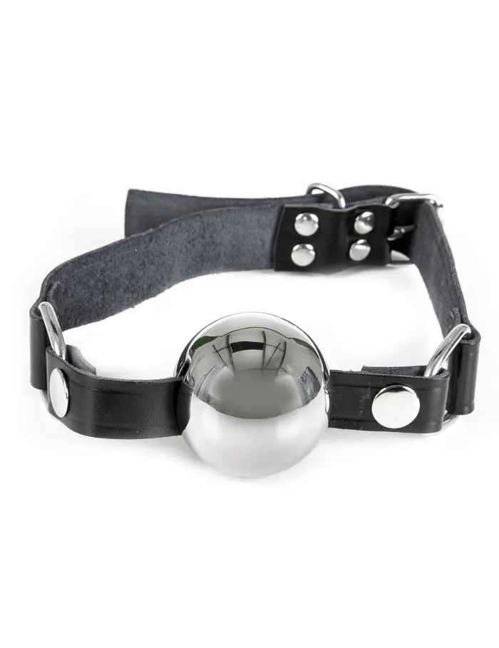 50mm Ball Gag with Leather Strap HonourSkintwocom Male Sex Toys 50mm Ball Gag with Leather Strap HonourSkintwocom Male Sex Toys