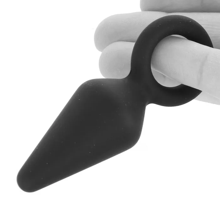 Anal Adventures Platinum Loop Plug in Small Blush Male Sex Toys Anal Adventures Platinum Loop Plug in Small Blush Male Sex Toys