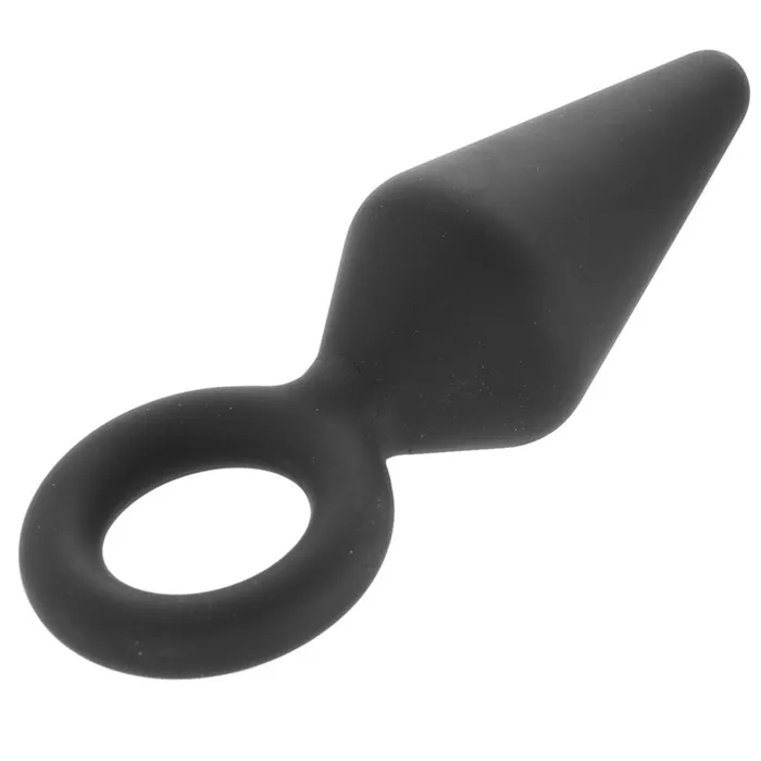 Anal Adventures Platinum Loop Plug in Small Blush Male Sex Toys Anal Adventures Platinum Loop Plug in Small Blush Male Sex Toys