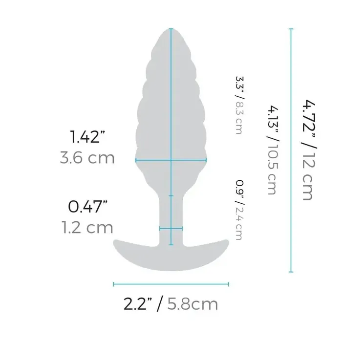 Anal bVibe bVibe Small Texture Plug