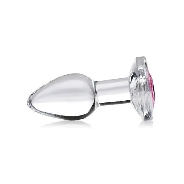Anal Booty Sparks Booty Sparks Pink Gem Glass Anal Plug