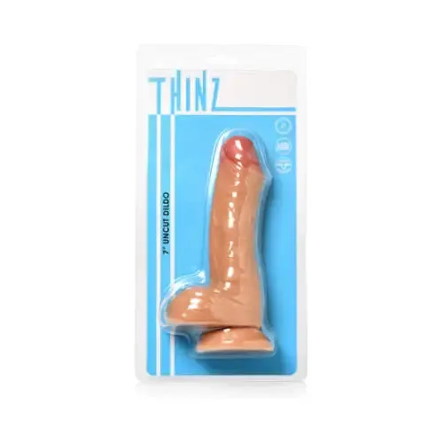 Anal Curve Toys 7 Inch Dildo With Foreskin