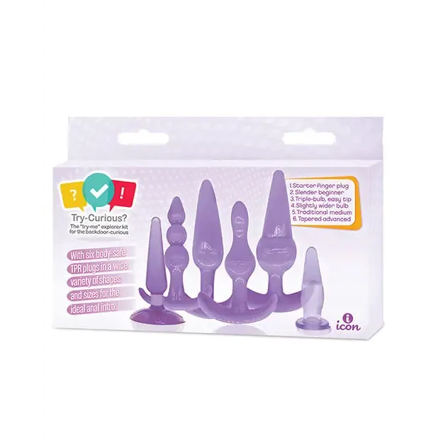 Anal Icon Brands INC Trycurious Anal Plug Kit