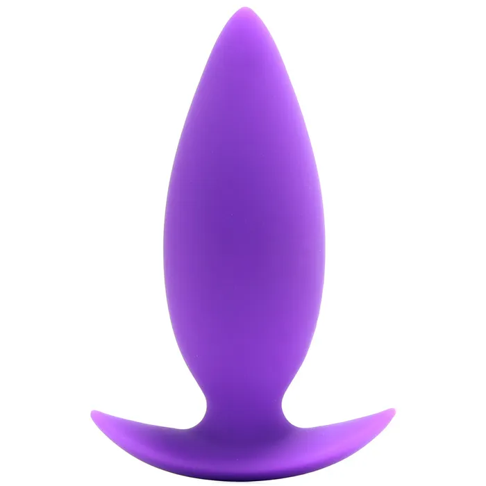 Anal Inya Spade Medium Silicone Butt Plug in Purple ns novelties