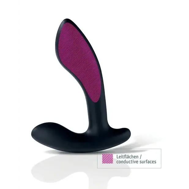 Anal Mystim Gmbh Mystim Flexing Flavio eStim Silicone Prostate Stimulator Black