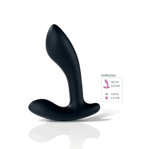 Anal Mystim Gmbh Mystim Flexing Flavio eStim Silicone Prostate Stimulator Black