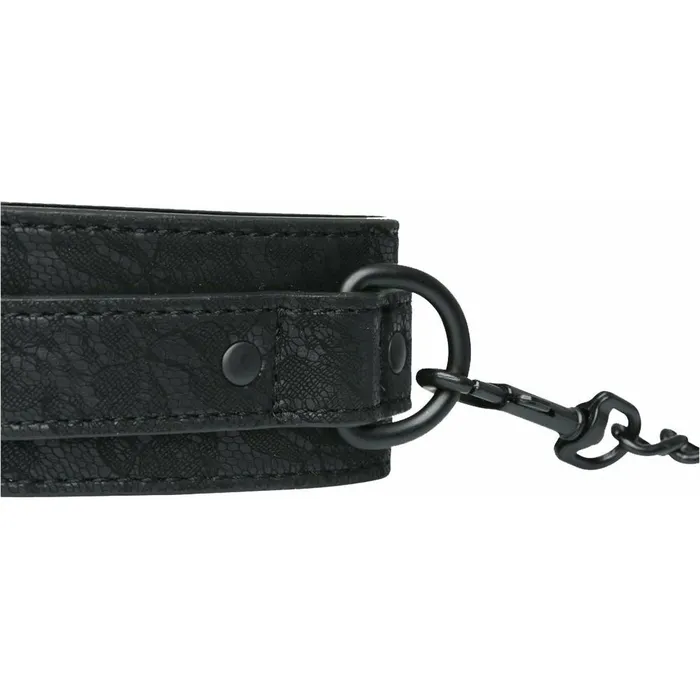 Anal Sportsheets Sincerely Lace Cuffs Black Sportsheets