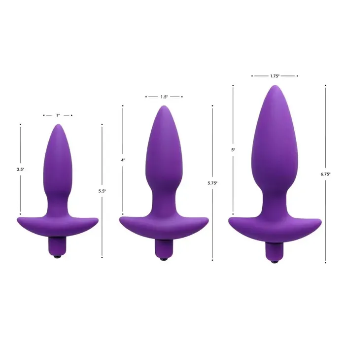 Aria Vibrating Silicone Anal Plug Vogue Male Sex Toys