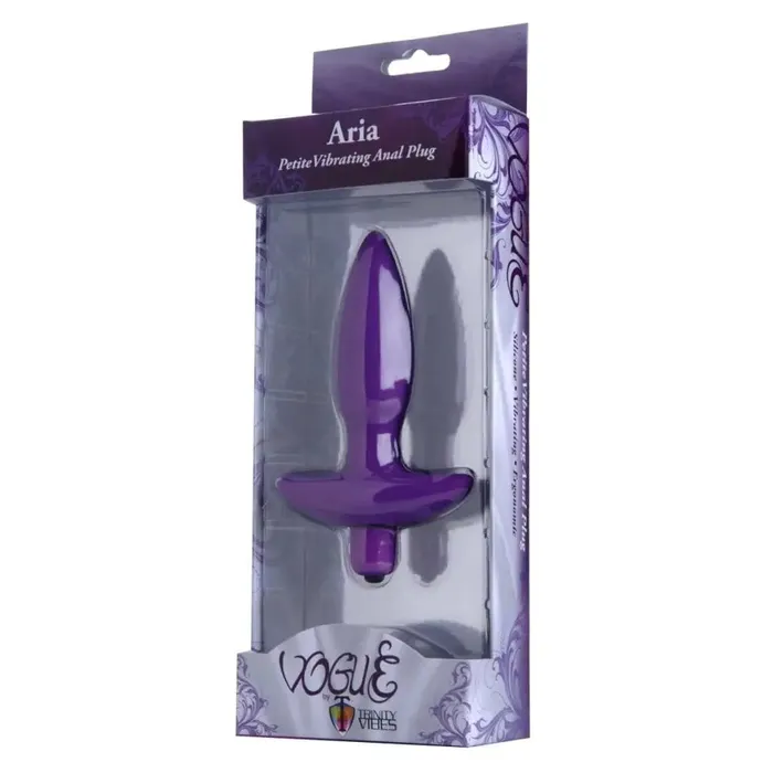 Aria Vibrating Silicone Anal Plug Vogue Male Sex Toys
