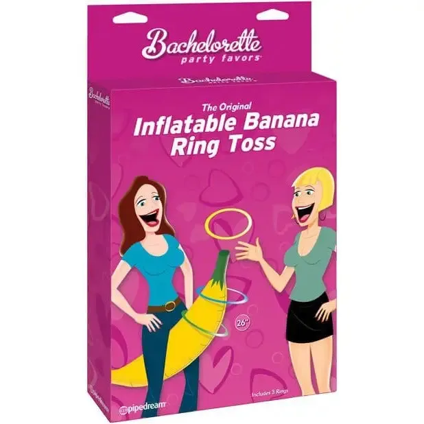 Bachelorette Party Favors Inflatable Banana Ring Toss Game Bachelorette Party Favors Male Sex Toys
