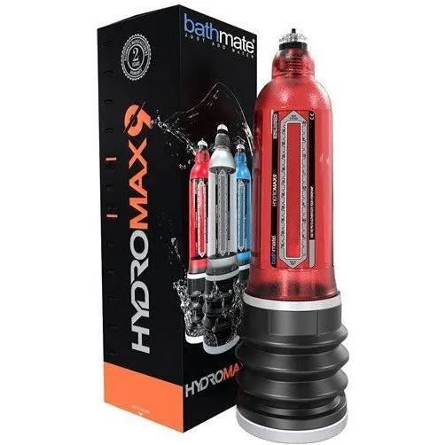 Bathmate Hydromax 9 Penis Pump Red Bathmate Male Sex Toys