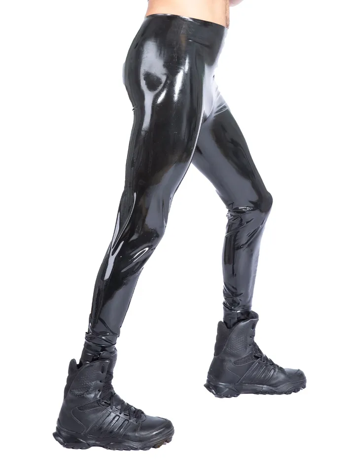 Black Latex Leggings Unisex HonourSkintwocom Anal
