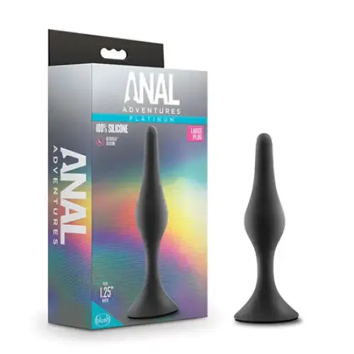 Blush Anal Adventures Platinum Silicone Beginner Plug Large Blush Male Sex Toys Blush Anal Adventures Platinum Silicone Beginner Plug Large Blush Male Sex Toys