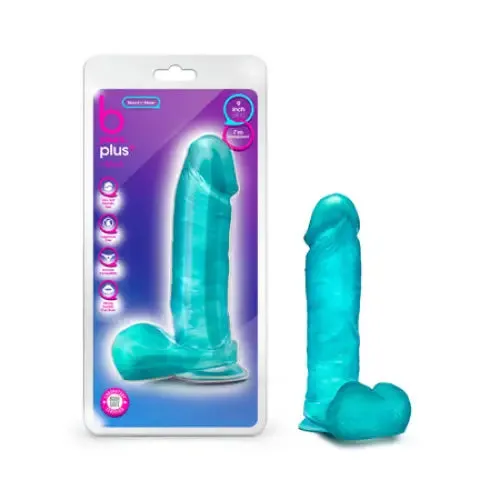 Blush Dildos Blush B Yours Plus Mount n Moan 9 in Dildo with Balls Suction Cup Teal Blush Dildos Blush B Yours Plus Mount n Moan 9 in Dildo with Balls Suction Cup Teal