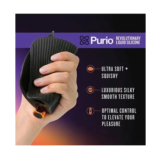 Blush M Elite Platinum Wrapt Black Blush Vibrators
