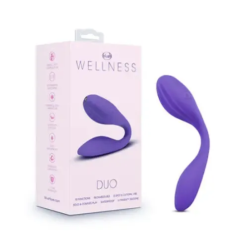 Blush Vibrators Blush Wellness Duo Rechargeable Silicone Wearable Couples Dual Stimulation Vibrator Blush Vibrators Blush Wellness Duo Rechargeable Silicone Wearable Couples Dual Stimulation Vibrator