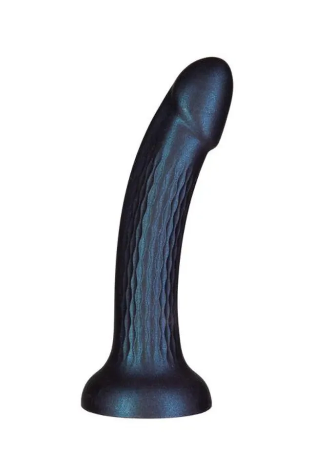 BMS Factory Dildos Fantasy Siren Blue Shimmer Suction Cup Dildo