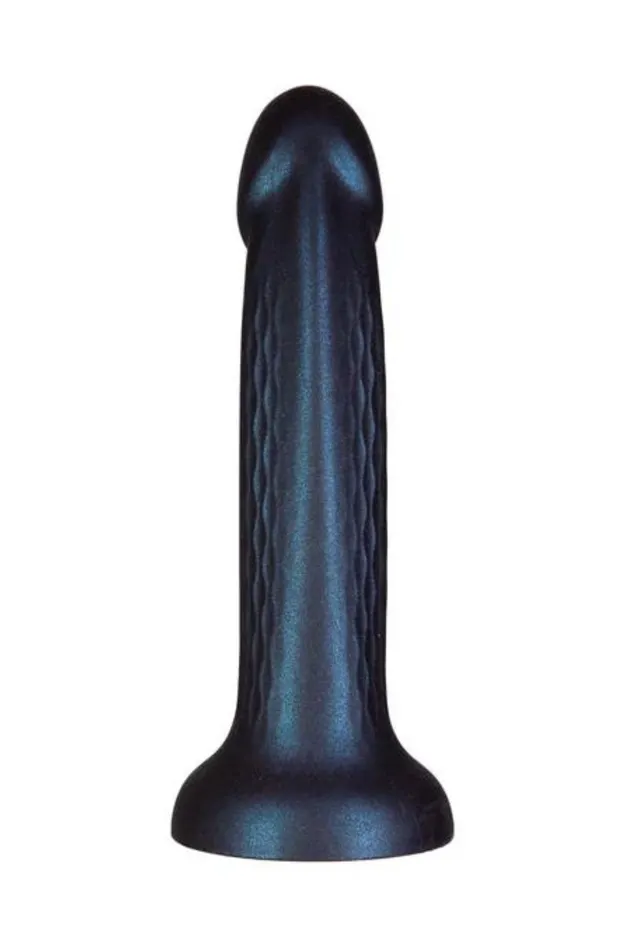 BMS Factory Dildos Fantasy Siren Blue Shimmer Suction Cup Dildo