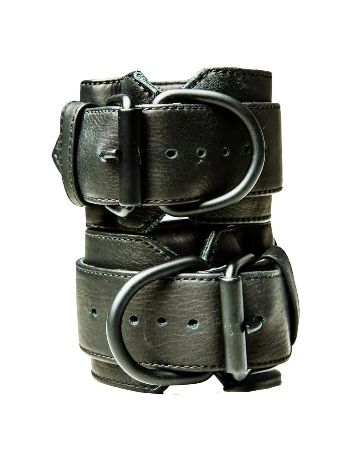 Bulldog Bondage Cuffs Black One Size HonourSkintwocom Restraints
