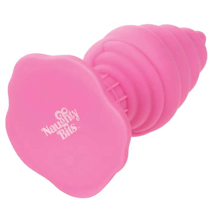 CalExotics Anal CaleXOtics Naughty Bits Yum Bum Ice Cream Cone Silicone Butt Plug Pink
