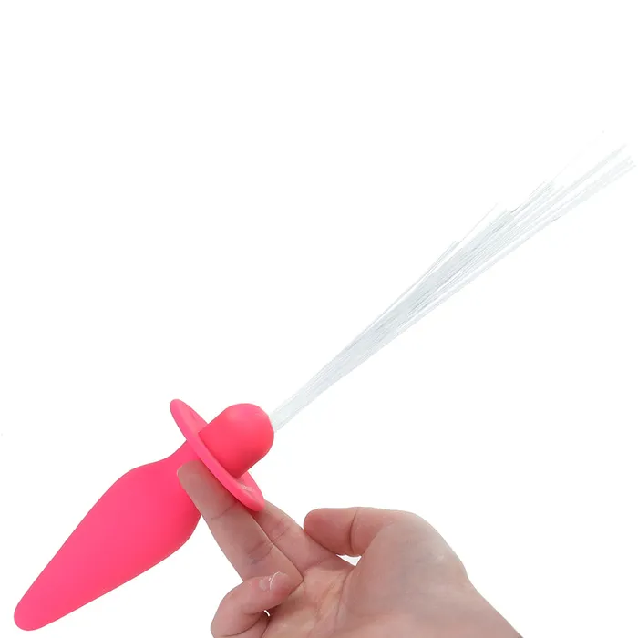 CalExotics Anal Southern Lights Vibrating Butt Plug in Pink