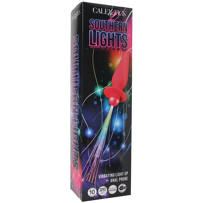 CalExotics Anal Southern Lights Vibrating Butt Plug in Pink
