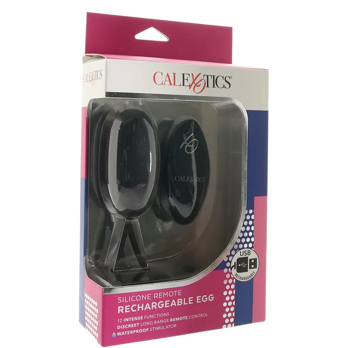 CalExotics Female Sex Toys Silicone Remote Rechargeable Egg Vibe