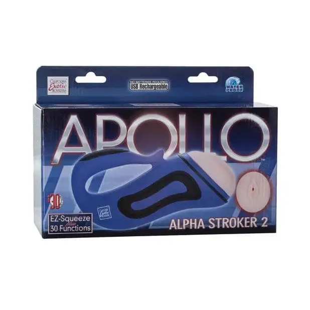 CalExotics Male Sex Toys Apollo Vagina Alpha Stroker 2 Blue