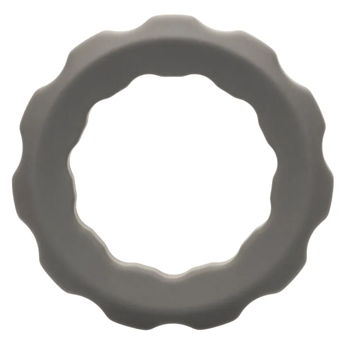 CalExotics Male Sex Toys CalExotics Alpha Ring Liquid Silicone Erect Ring Grey