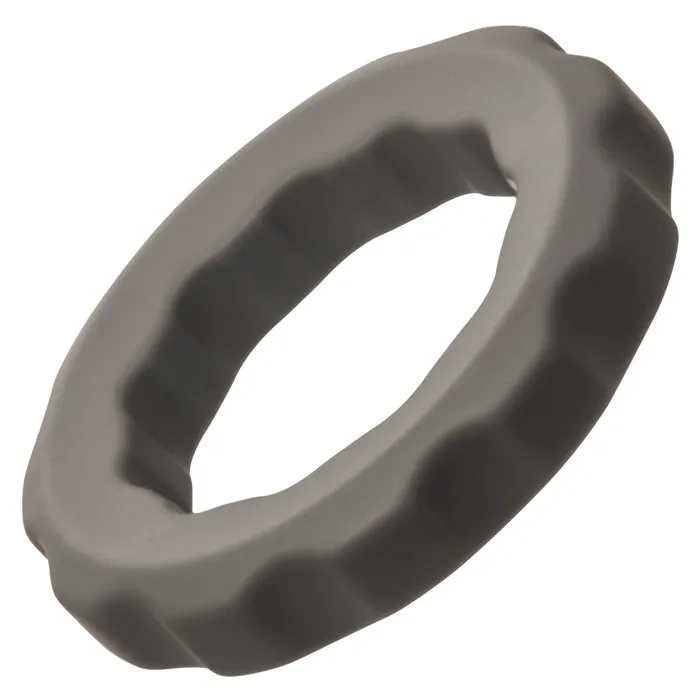 CalExotics Male Sex Toys CalExotics Alpha Ring Liquid Silicone Erect Ring Grey