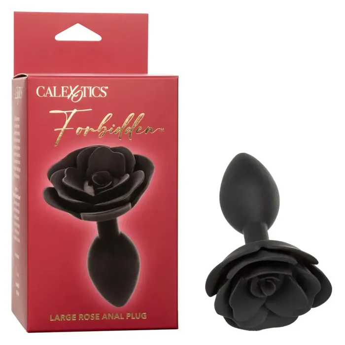 CalExotics Male Sex Toys Forbidden Large Rose Anal Plug