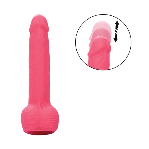 California Exotic Novelties Female Sex Toys Silicone Studs Rechargeable Rumbling Thrusting Vibrator