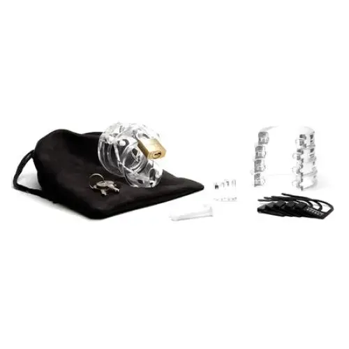 CBX Mini Me Clear Male Chastity 125 Length Male Sex Toys CBX Mini Me Clear Male Chastity 125 Length Male Sex Toys