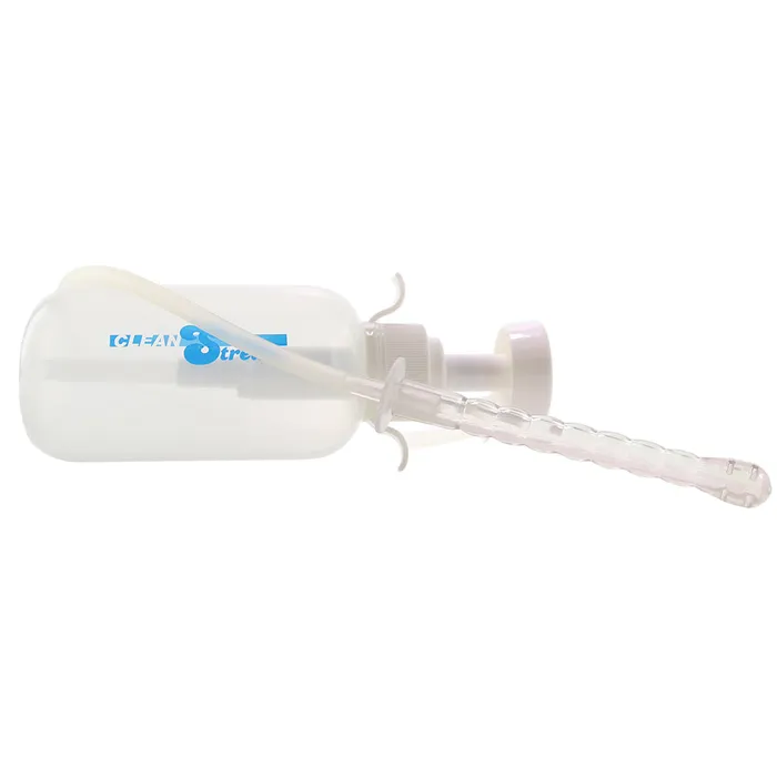 Clean Stream Pump Action Enema Bottle with Nozzle XR Brands Male Sex Toys Clean Stream Pump Action Enema Bottle with Nozzle XR Brands Male Sex Toys