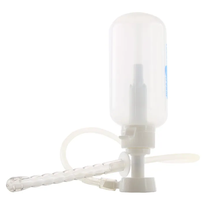 Clean Stream Pump Action Enema Bottle with Nozzle XR Brands Male Sex Toys Clean Stream Pump Action Enema Bottle with Nozzle XR Brands Male Sex Toys