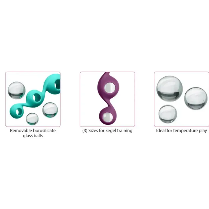 Cloud 9 Health Wellness Borosilicate Kegel Training Set Cloud 9 Novelties Female Sex Toys Cloud 9 Health Wellness Borosilicate Kegel Training Set Cloud 9 Novelties Female Sex Toys