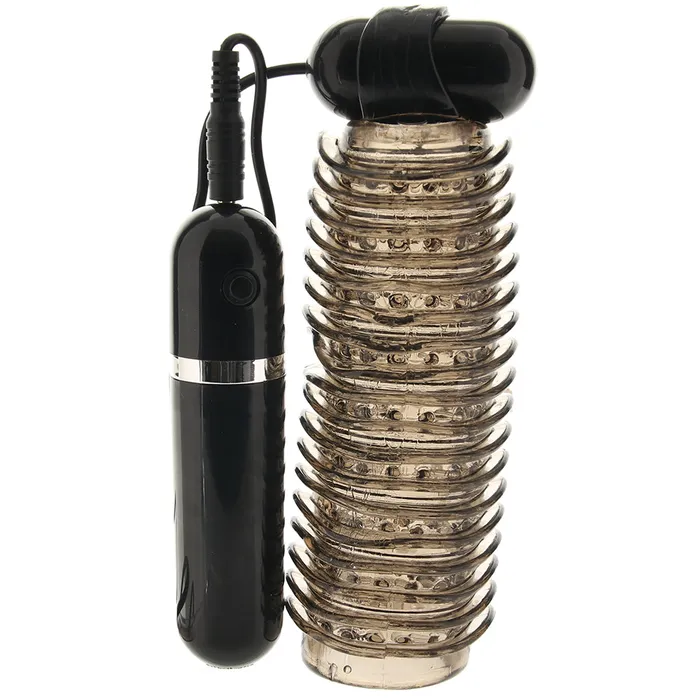 Colt 10 Function Textured Vibrating Stroker in Smoke CalExotics Male Sex Toys Colt 10 Function Textured Vibrating Stroker in Smoke CalExotics Male Sex Toys