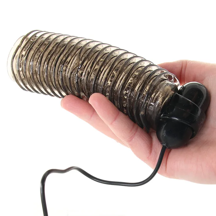 Colt 10 Function Textured Vibrating Stroker in Smoke CalExotics Male Sex Toys Colt 10 Function Textured Vibrating Stroker in Smoke CalExotics Male Sex Toys