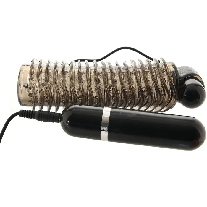 Colt 10 Function Textured Vibrating Stroker in Smoke CalExotics Male Sex Toys Colt 10 Function Textured Vibrating Stroker in Smoke CalExotics Male Sex Toys