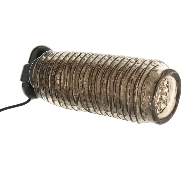 Colt 10 Function Textured Vibrating Stroker in Smoke CalExotics Male Sex Toys Colt 10 Function Textured Vibrating Stroker in Smoke CalExotics Male Sex Toys