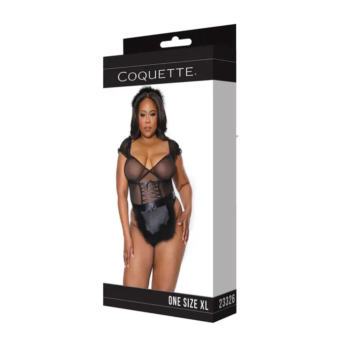 Coquette Anal Holiday Mistletoe Maid Stretch Mesh Teddy Marabou Trimmed Apron Headband Black Osxl Coquette Anal Holiday Mistletoe Maid Stretch Mesh Teddy Marabou Trimmed Apron Headband Black Osxl