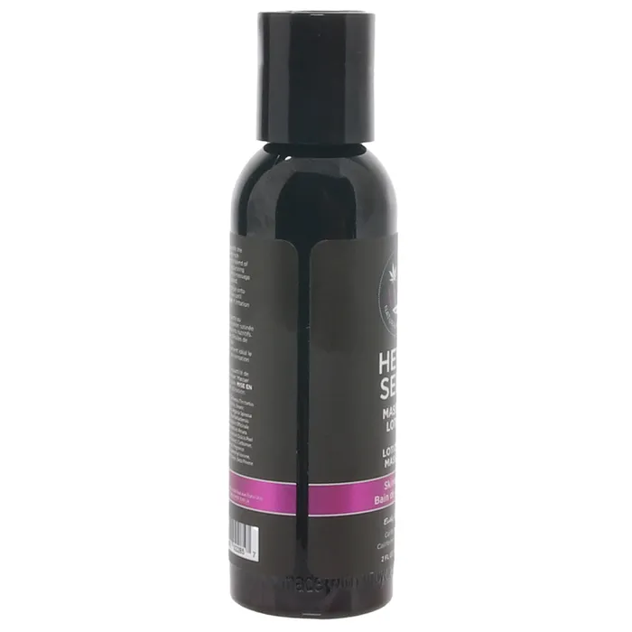 Couples Earthly Body Hemp Seed Massage Lotion 2oz60ml in Skinny Dip