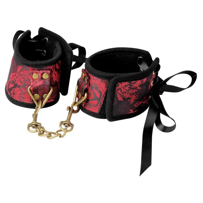 Couples Frisky Red Dragon 5 Piece Satin Bondage Set Couples Frisky Red Dragon 5 Piece Satin Bondage Set