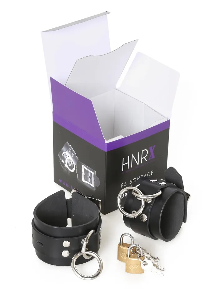 Couples HNRX ES Bondage Rubber Wrist Cuffs HonourSkintwocom
