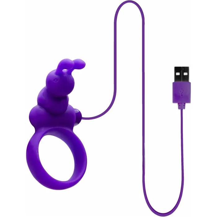 Couples NMC Buckle Up Vibrating Cock Ring Purple NMC